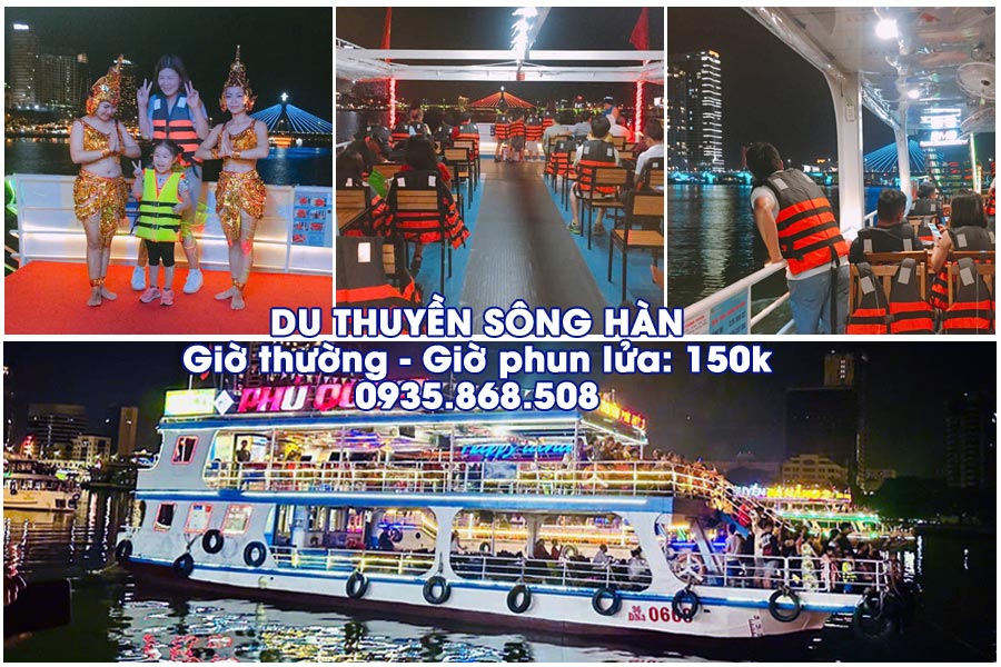 du thuyền sông hàn giá rẻ 120k