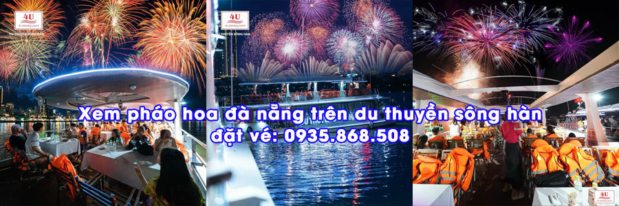 xem pháo hoa đà nẵng trên du thuyền sông hàn